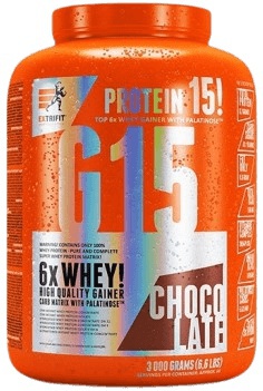 Extrifit G15 Anabolic Gainer 3000 g - jahoda/banán