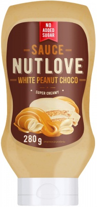 Allnutrition Nutlove sauce 280 g - white chocolate peanut