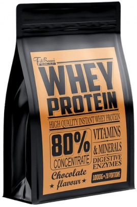 FitBoom Whey Protein 80 % 1000 g - čokoláda/banán