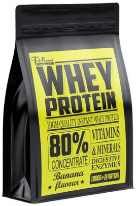 FitBoom Whey Protein 80 % 1000 g - čokoláda/kokos