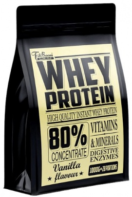 FitBoom Whey Protein 80 % 1000 g - čokoláda/banán