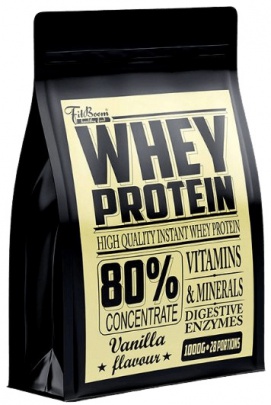 FitBoom Whey Protein 80 % 1000 g - čokoláda/kokos