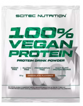 Scitec 100% Vegan Protein 33 g - čokoláda