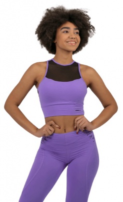 Nebbia FIT Activewear vyztužená sportovní podprsenka 437 lila S