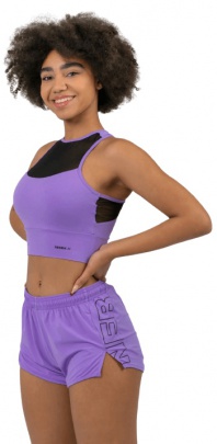 Nebbia FIT Activewear vyztužená sportovní podprsenka 437 lila S