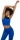 Nebbia FIT Activewear vyztužená sportovní podprsenka 437 modrá M