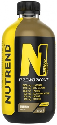 Nutrend N1 Drink 330 ml - jahoda/máta