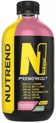 Nutrend N1 Drink 330 ml - jahoda/máta