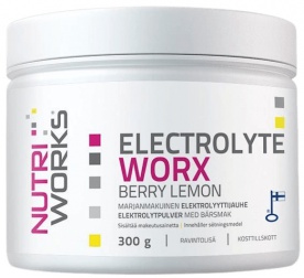 NutriWorks Electrolyte worx 300 g - broskvový ledový čaj