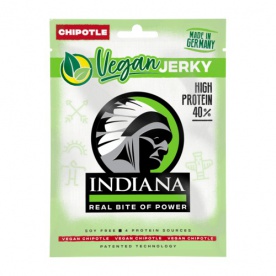 Indiana Vegan Jerky sušené maso 25 g - Hot sweet VÝPRODEJ 10.2024