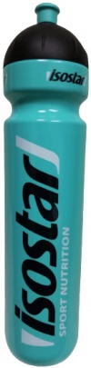Isostar Láhev Bidon 1000 ml - stříbrná (odklápěcí)