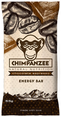 Chimpanzee Energy bar 55 g - kešu/karamel BEZLEPKOVÁ