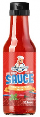Frankys Bakery Low Sugar Sauce 0% Fat 375 ml - Sweet Chilli
