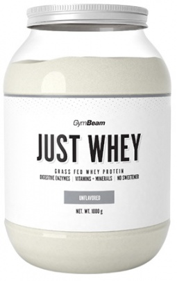 GymBeam Protein Just Whey 1000 g - vanilková zmrzlina