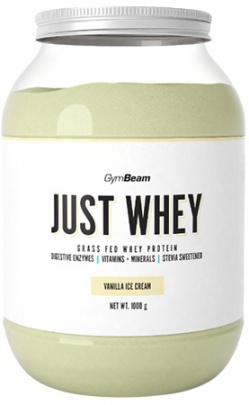 GymBeam Protein Just Whey 1000 g - vanilková zmrzlina