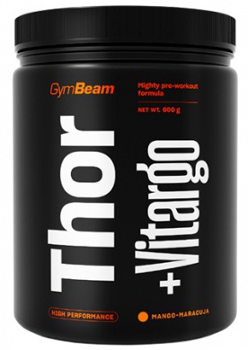 GymBeam Předtréninkový stimulant Thor Fuel + Vitargo 600 g - vodní meloun
