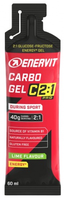 Enervit Carbo gel C2:1 PRO 60 ml - bez příchuti se sodíkem