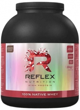 Reflex 100% Native Whey 1800 g - čokoláda + Vitamin D3 100 kapslí ZDARMA