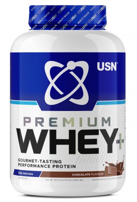 USN Whey+ Premium Protein 2000 g - čokoláda/karamel