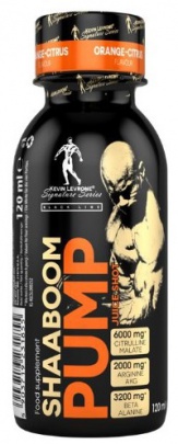 Kevin Levrone ShaaBoom Pump Juice Shot 120 ml - Pomeranč
