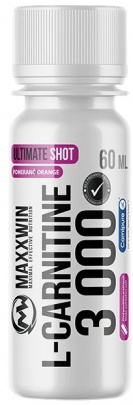 MAXXWIN L-Carnitine 3000 Shot 60 ml 1+1 ZDARMA