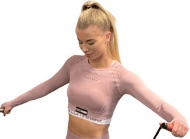 Czech Virus Crop Top růžová - XS