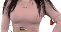 Czech Virus Crop Top růžová - XS