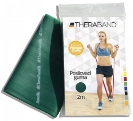 Thera-band posilovací guma 2 m - zelená silná