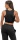 Nebbia Intense Dámský Crop top s vysokou podporou Mesh 842 černý - S