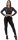 Nebbia Intense Dámský Crop top s dlouhým rukávem 839 černý - M