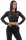 Nebbia Intense Dámský Crop top s dlouhým rukávem 839 černý - M