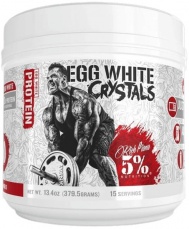 5% Nutrition Rich Piana Egg White Crystal 379,5 g - VÝPRODEJ (DMT 29.02.2024)