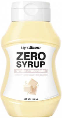 GymBeam Zero Syrup 350 ml - čokoláda/lískový oříšek