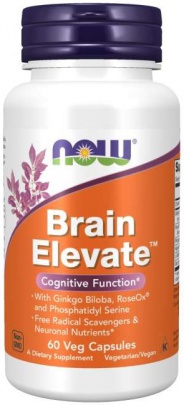 Now Foods Brain Elevate 60 kapslí