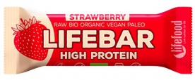 Lifefood Lifebar Protein BIO 47 g - čokoláda se spirulinou VÝPRODEJ 20.5.2024