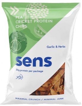 Sens Proteinové chipsy s cvrččím proteinem 80 g