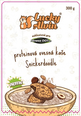 Lucky Alvin Proteinová ovesná kaše Snickerdoodle 300 g
