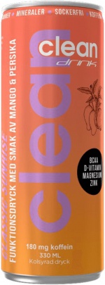Clean Drink BCAA 330 ml - marakuja bez kofeinu