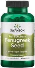 Swanson Full Spectrum Fenugreek Seed (Pískavice řecké seno) 90 kapslí