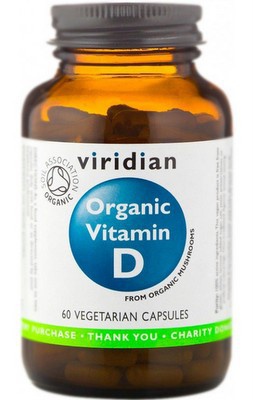 Viridian Vitamín D 60 kapslí organic PROŠLÉ DMT