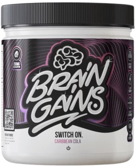 Brain Gains Switch On 225 g (S KOFEINEM) - berry colada