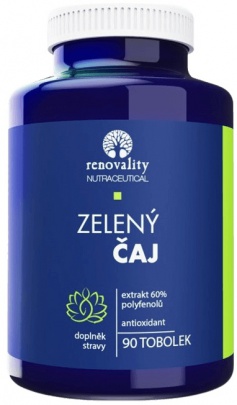 Renovality Zelený čaj 90 kapslí VÝPRODEJ 28.9.2025