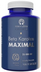 Renovality Beta Karoten Maximal 25000 IU 100 kapslí PROŠLÉ DMT 16.6.2025