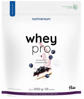 Nutriversum Whey Protein Pro 1000 g + Vitamin C 30 tablet ZDARMA
