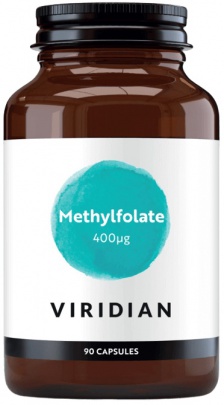 Viridian Methylfolate 400 µg 90 kapslí