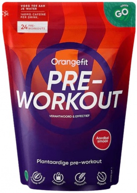Orangefit Plant Pre-Workout 240 g - jahoda