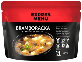 Expres menu Jednoporcová polévka 330 g - Bramboračka s lesními houbami