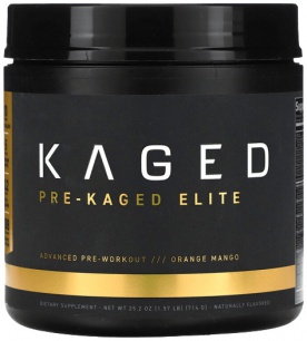 Kaged Muscle PRE-Kaged Elite 704 g - jahodová limonáda
