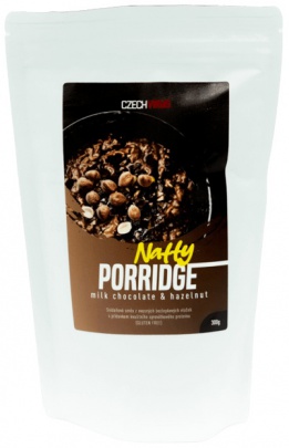 Czech Virus Natty Porridge 300 g - Mléčná čokoláda/Lískový oříšek PROŠLÉ DMT 9.6.2024