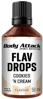 Body Attack Flav Drops 50 ml - Marcipán